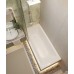 Чугунная ванна Бриз 170х75 с квадратными ручками (золото)