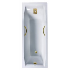 Чугунная ванна Wotte Forma 150х70 с дугообразными ручками (золото)